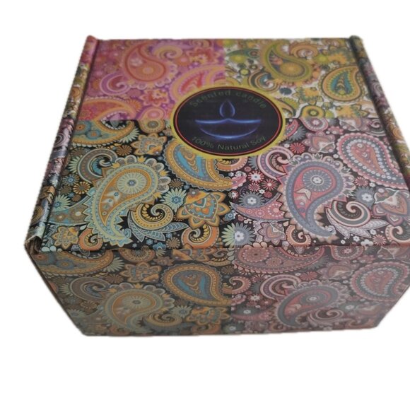 Scented Candles Gift Set Home Aromatherapy 4 Decorative Tins Mini Soy Candles - Picture 9 of 9